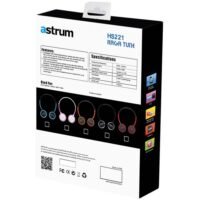 Astrum Raga Tune Hs221 Bl Headphones With Mics