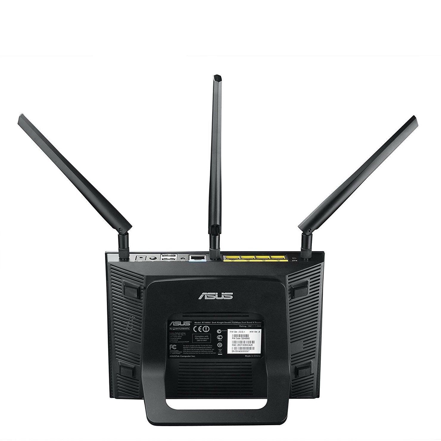 Asus N900 RT N66U Dual-Band Wireless Gigabit Router (Black) - Image 2