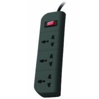 Belkin F9E300zb1.5MGRY Essential Series 3-Socket Surge Protector