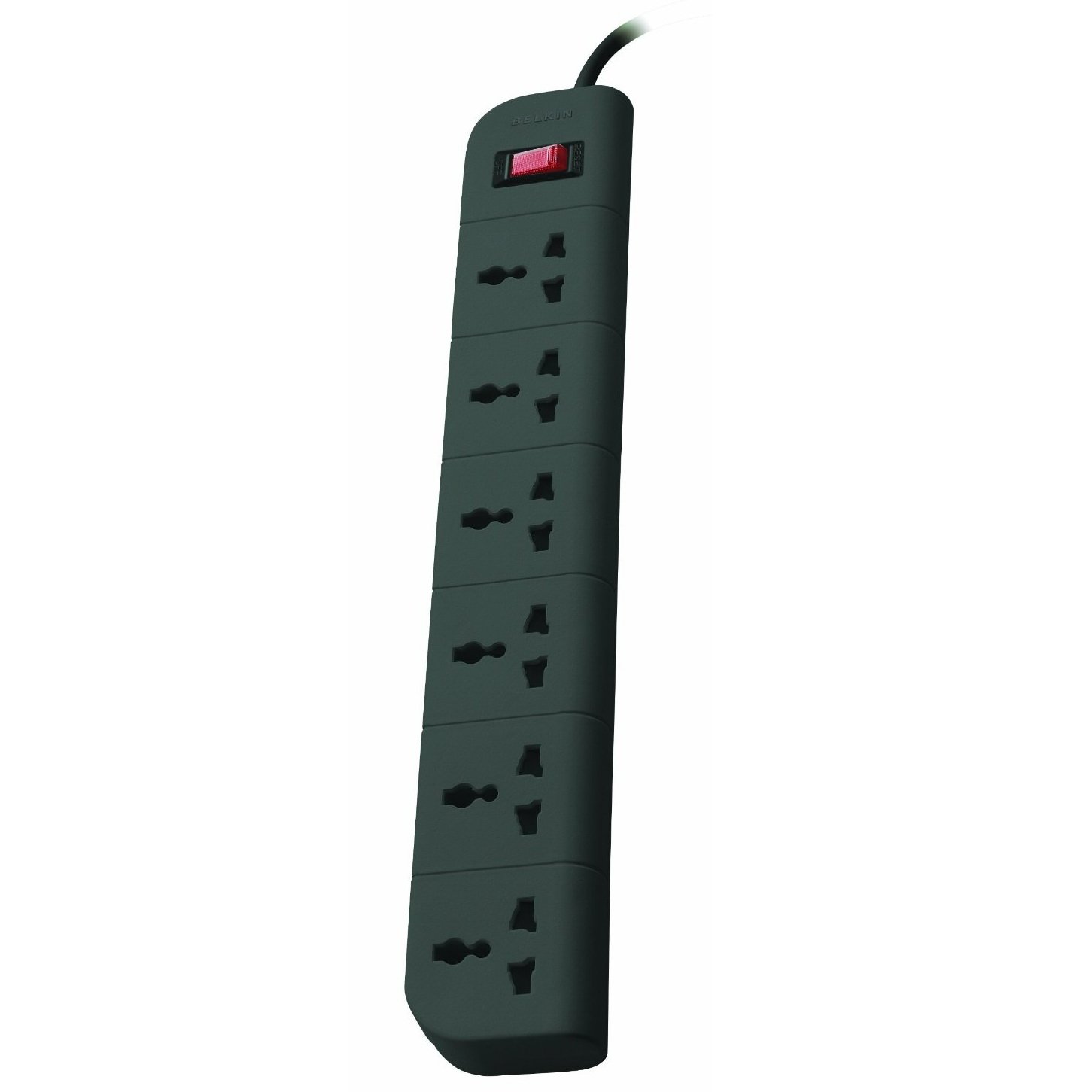Belkin F9E300zb1.5MGRY Essential Series 6-Socket Surge Protector