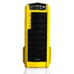 CIRCLE MID TOWER CABINET (ATX) - CC830 YELLOW