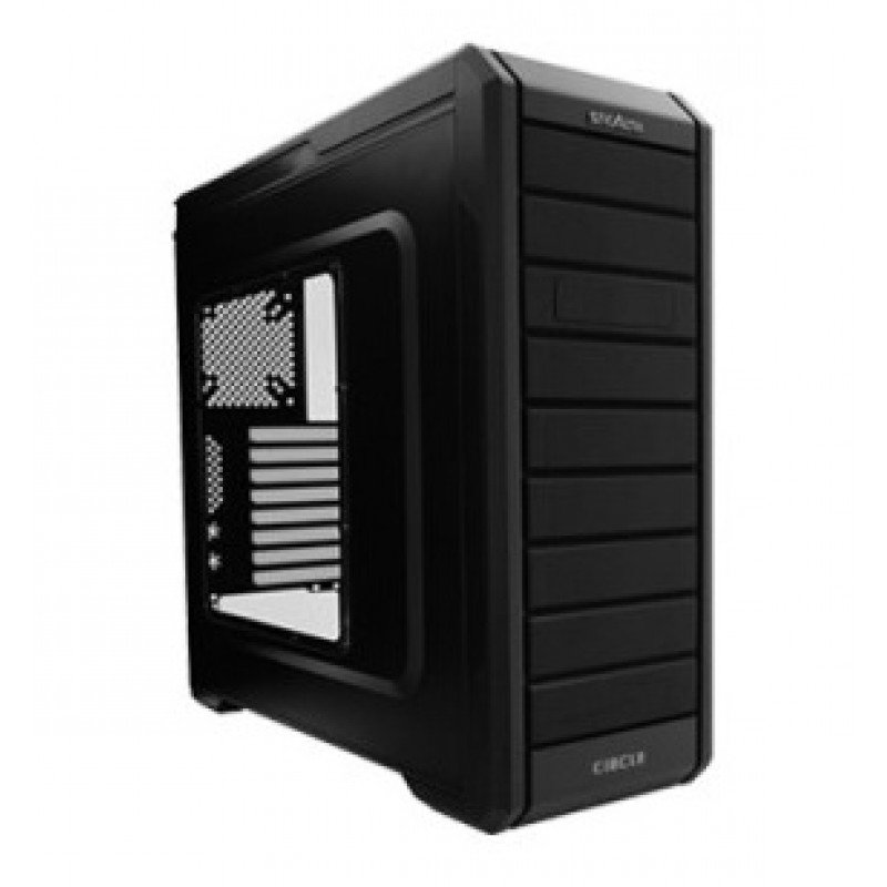 CIRCLE MID TOWER CABINET (ATX) - STEALTH BLACK
