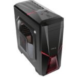 CIRCLE MINI TOWER CABINET (ATX) - CC 819 BLACK