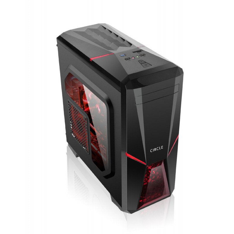 CIRCLE MINI TOWER CABINET (ATX) - CC 819 BLACK - Image 2