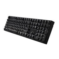 COOLER MASTER MECHANICAL GAMING KEYBOARD MASTERKEYS PRO L CHERRY MX BLUE SWITCHES -  (SGK-4070-KKCL1-US)