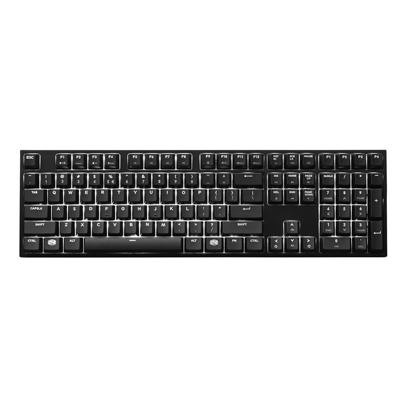 COOLER MASTER MECHANICAL GAMING KEYBOARD MASTERKEYS PRO L CHERRY MX BLUE SWITCHES - (SGK-4070-KKCL1-US) - Image 2