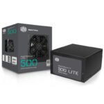 COOLER MASTER SMPS MASTERWATT LITE 230V 500W - 500 WATT 80 PLUS WHITE CERTIFICATION PSU