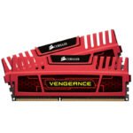 CORSAIR DESKTOP RAM VENGEANCE - 16GB (8GBx2) DDR3 1600MHZ RED