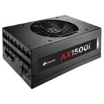 CORSAIR SMPS AX1500I - 1500 WATT 80 PLUS TITANIUM CERTIFICATION FULLY MODULAR