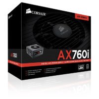 CORSAIR SMPS AX760I - 760 WATT 80 PLUS PLATINUM CERTIFICATION FULLY MODULAR