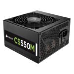 CORSAIR SMPS CS550M - 550 WATT 80 PLUS GOLD CERTIFICATION SEMI MODULAR