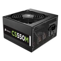 CORSAIR SMPS CS550M - 550 WATT 80 PLUS GOLD CERTIFICATION SEMI MODULAR