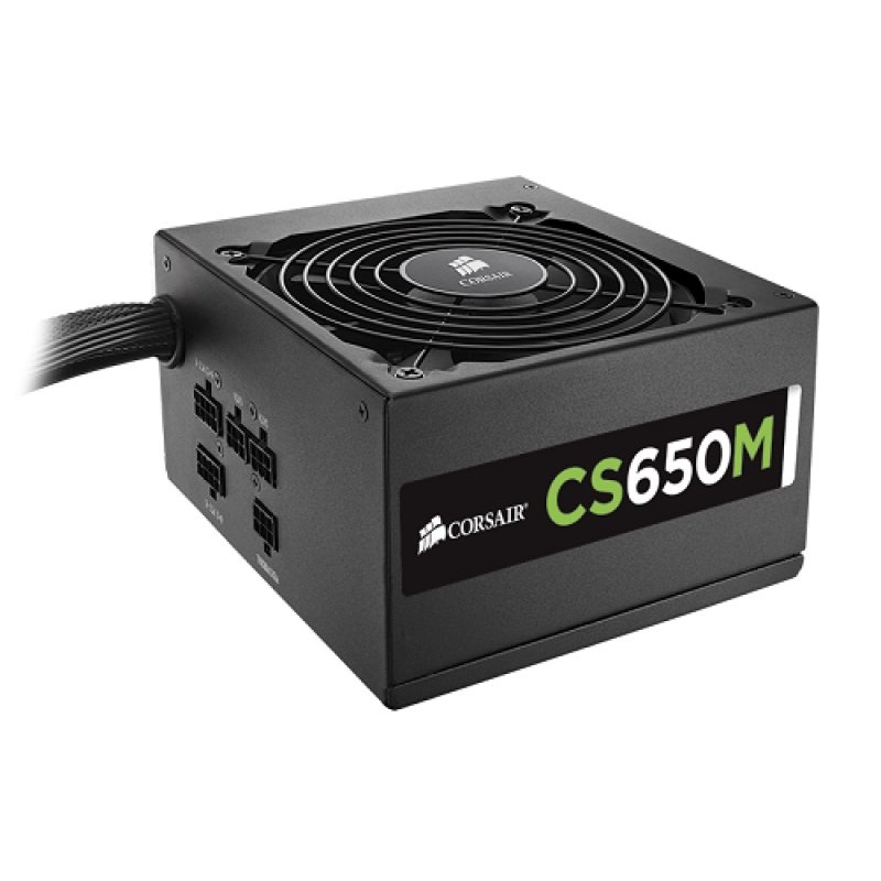 CORSAIR SMPS CS650M - 650 WATT 80 PLUS GOLD CERTIFICATION SEMI MODULAR