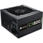 CORSAIR SMPS CX600 - 600 WATT 80 PLUS BRONZE CERTIFICATION PSU WITH ACTIVE PFC