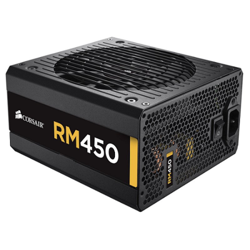 CORSAIR SMPS RM450 - 450 WATT 80 PLUS GOLD CERTIFICATION FULLY MODULAR