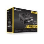 CORSAIR SMPS RM550X - 550 WATT 80 PLUS GOLD CERTIFICATION FULLY MODULAR PSU