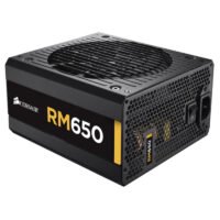 CORSAIR SMPS RM650 - 650 WATT 80 PLUS GOLD CERTIFICATION FULLY MODULAR