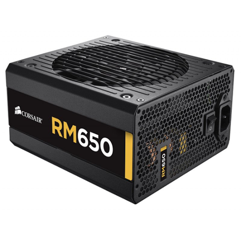 CORSAIR SMPS RM650 - 650 WATT 80 PLUS GOLD CERTIFICATION FULLY MODULAR