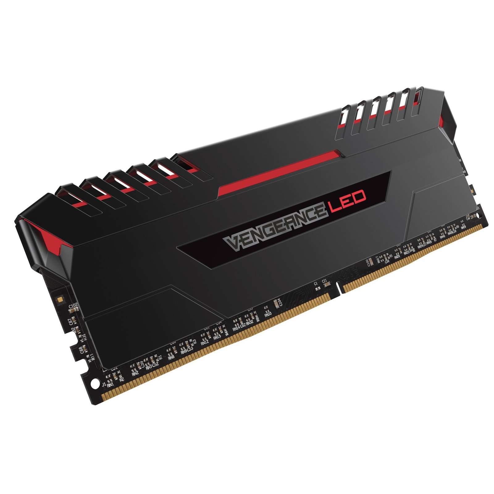 CORSAIR VENGEANCE LED 16GB DDR4 3000MHZ C15 MEMORY KIT RED LED CMU16GX4M2C3000C15R