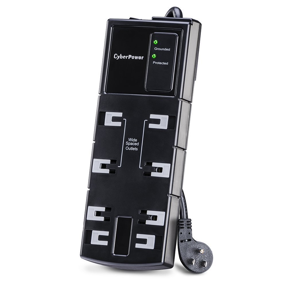 CyberPower CSB806 Surge Protector 8-Outlets 6 Ft Cord 1800 Joules - Image 2
