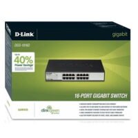 D-Link 10/100/1000 Mbps 16-Ports Network Switch (DGS-1016D)