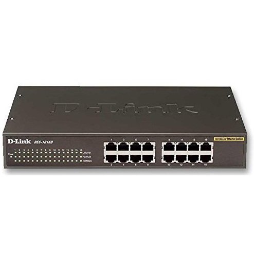 D-Link DES-1016D 16-Port 10/100 Desktop Switch - Image 2