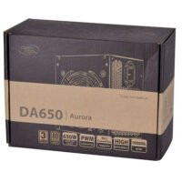 DEEPCOOL SMPS AURORA DA650 - 650 WATT 80 PLUS BRONZE CERTIFICATION PSU