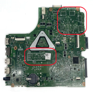 Dell Inspiron 14R 2421 3421 5421 Laptop Motherboard 12204-1 DNE40-CR MB PWB:5J8Y4 With CN-0PTNPF PTNPF CN-0VV4H6 1007U 1017U