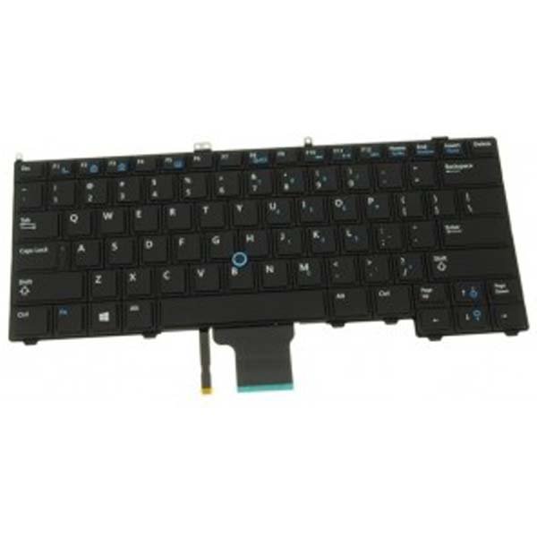 Dell Latitude E7440 Laptop Keyboard with Stick Pointer - Non-Backlight - 4G6VR