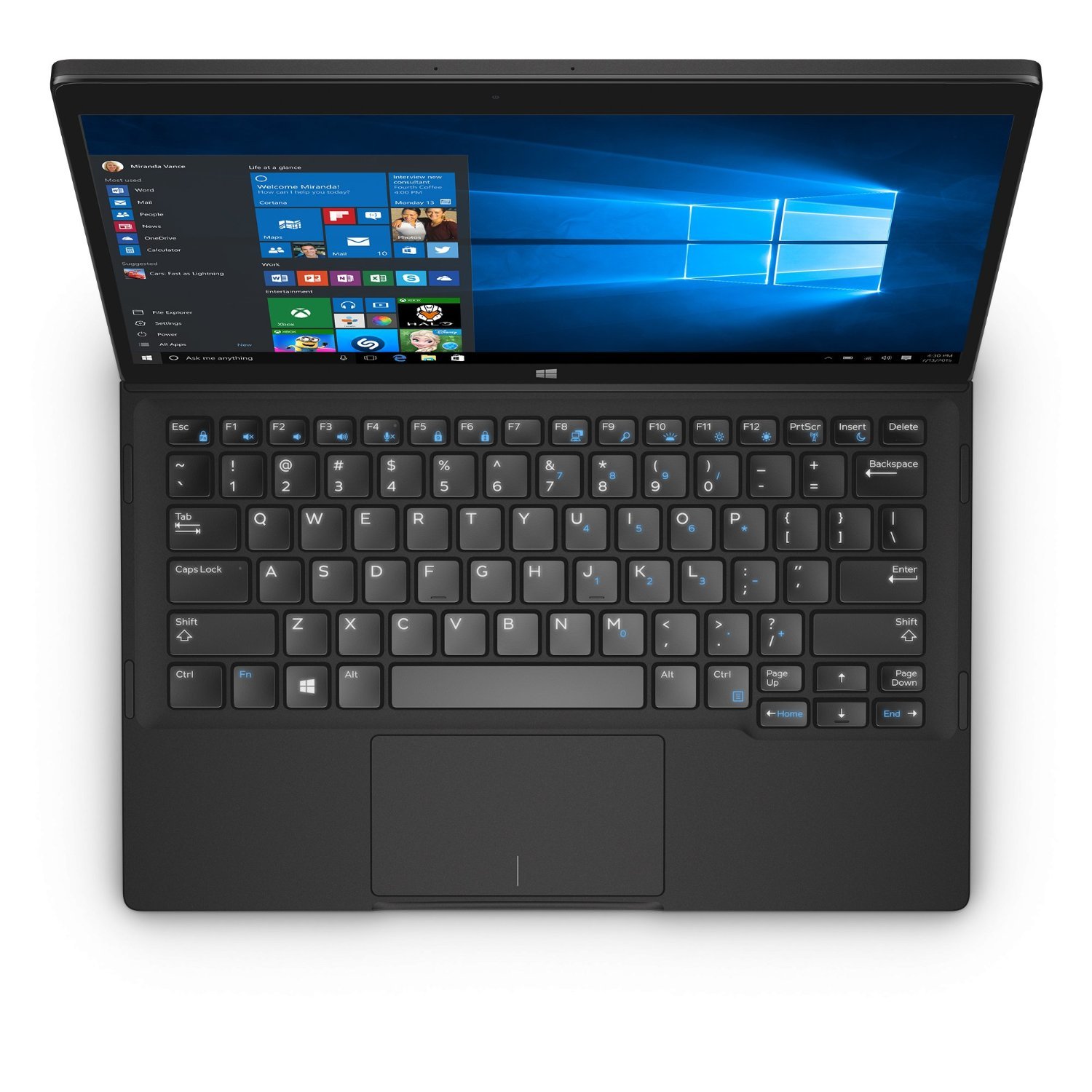 Dell XPS 12 9250 - Core i7 6Y75/ 8GB RAM/ 512GB SSD/ 12.5 inch 4K Ultra HD Touch Display/ Windows 10 - Image 4