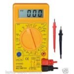 Digital Multimeter LCD Display w/ Probe Pair (DT830D)