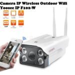 Double Antenna Waterproof Wireless IP Camera WIFI 720P HD with Power Adapter and Stand