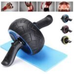 Dual Ab Roller Exercise Wheel & Thick Knee Pad The Perfect Fitness Exerciser