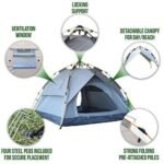 Easy 3-Step Setup Folding Tent for Outdoor Picnics, Beaches etc