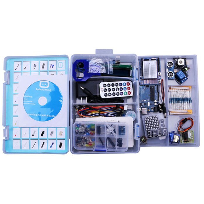 Electronic Diy Kit For Arduino Uno Basic Learning Suite With PDF / LCD1602/ Servo Stepper Motor