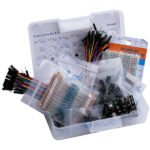 Electronic Fun Kit Bundle with Breadboard Cable Resistor, Capacitor, LED, Potentiometer 235 Items for arduino