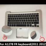 FR Top Case French Palmrest Case for Macbook Pro 13" Laptop A1278 MC700 MD101 with Keyboard and Backlight 2011 2012 Year