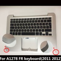 FR Top Case French Palmrest Case for Macbook Pro 13" Laptop A1278 MC700 MD101 with Keyboard and Backlight 2011 2012 Year