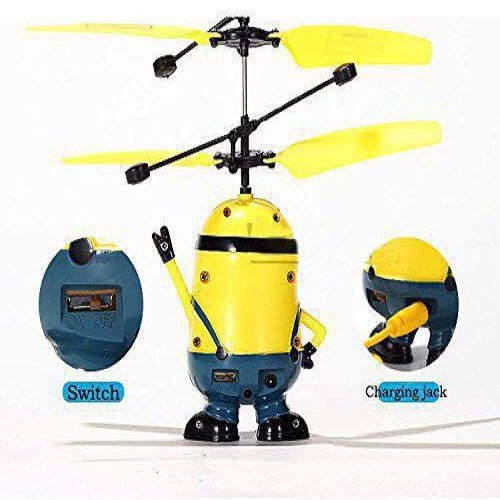 Flying Minion Toy with Hand Induction / Infrared Sensor Control With Colorful Led Light - Image 3