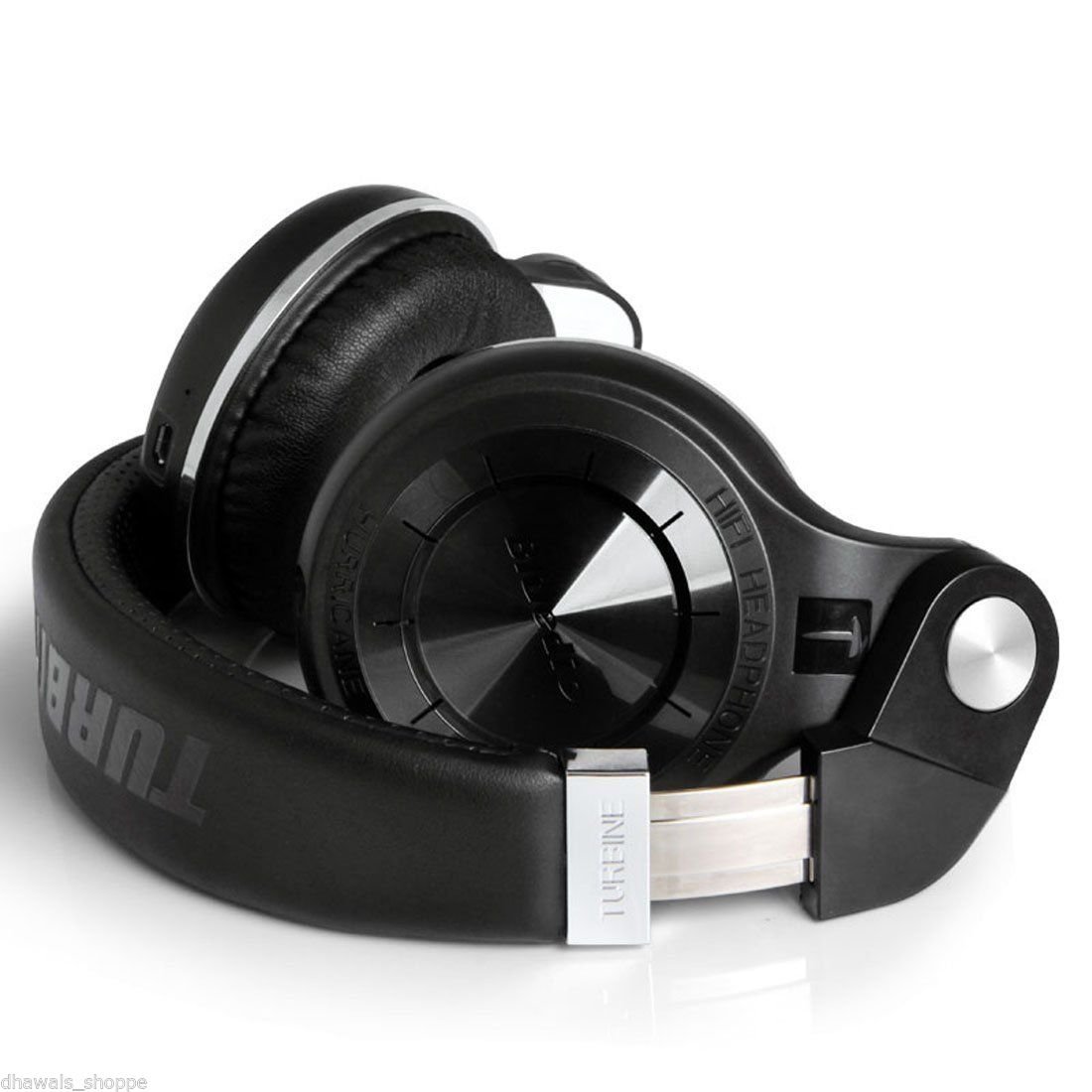 Foldable Bluedio Turbine Hurricane T2+ Bluetooth 4.1 Wireless Stereo Headphones Headset - Image 2