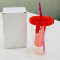 Fresh fruit juice Infuser bottle with straw