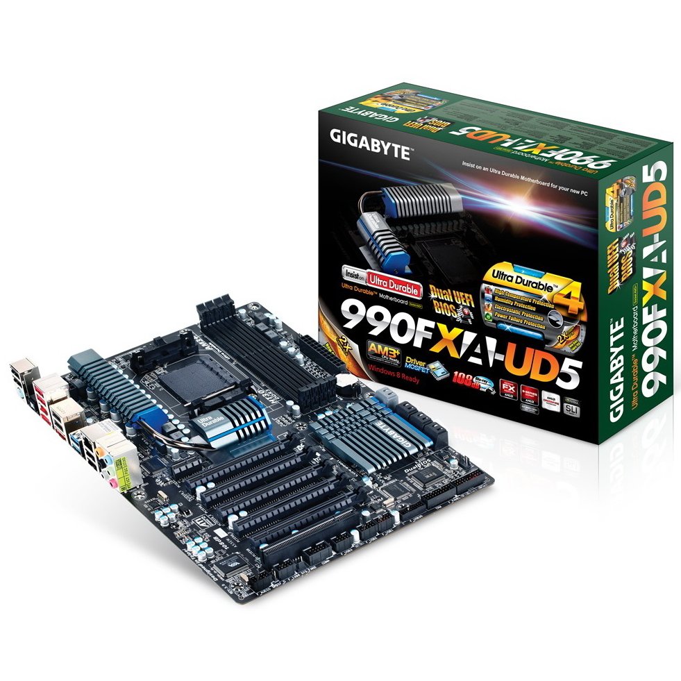 GIGABYTE GA-990FXA-UD5 SOCKET AM3 MOTHERBOARD