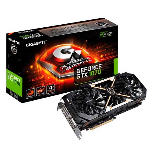 GIGABYTE GTX 1070 XTREME GAMING GRAPHIC CARD GV-N1070XTREME-8GD