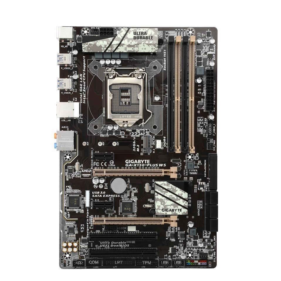 GIGABYTE GA-X150-PLUS WS (rev. 1.0) LGA 1151 Intel C232 SATA 6Gb/s USB 3.0 ATX Intel Motherboard