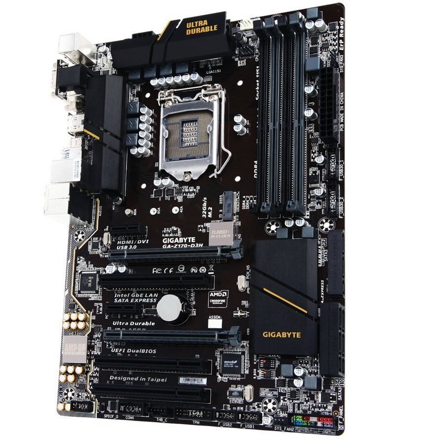 Gigabyte GA-Z170-D3H Gigabyte Motherboard/Intel 6th Generation/Socket 1151/DDR4