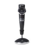 GUCEE 6642 USB Wired Wide Angle Free-Drive 300KP Webcam w/ Microphone - Black + Silver