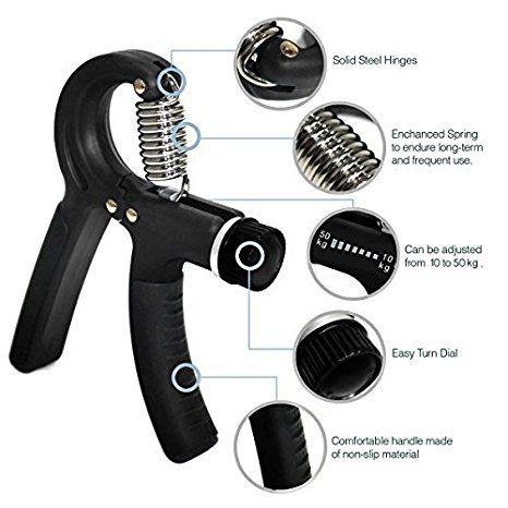 Grip Exerciser - exerciser for hand and forearm with 10 to 50 adjustable weight - Image 2