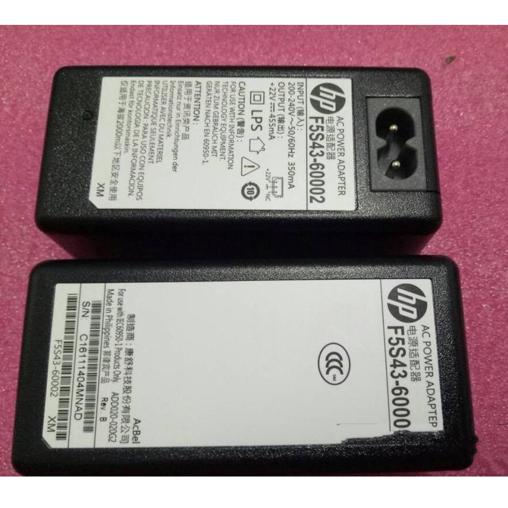 HP 5820 5810 Deskjet Ink Advantage 2135 Adaptor Power Supply (F5S43-60002)