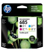 HP 685 Black Cyan Magenta Yellow Original Ink Advantage Cartridges