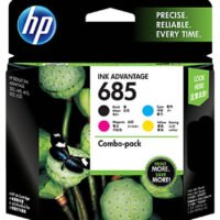 HP 685 Black Cyan Magenta Yellow Original Ink Advantage Cartridges